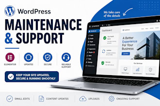 maintain and update your wordpress website