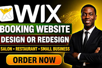 create a wix booking website for salons and spas with online appointments