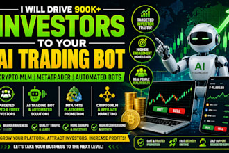 drive 900k investors to ai trading bot crypto mlm metatrader bots automated bots