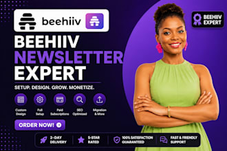 setup beehiiv newsletter automation, beehiiv website landing page,  beehiiv