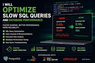 optimize slow sql queries and database performance