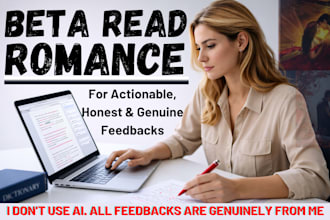 beta read your contemporary or dark romance novel