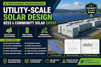 utility scale solar design, bess community solar expert