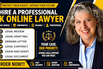 draft strong UK cease and desist demand letter copyright defamation legal notice