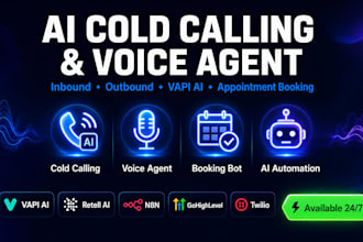 ai cold calling, inbound outbound voice agent, vapi ai, appointment booking bot