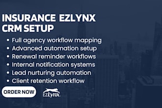 setup insurance CRM ezlynx CRM sales funnel for your insurance agency insurance