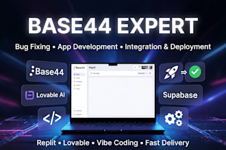 be your base44 expert for base44 app bug fixing