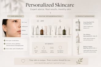 recommend a personalized skincare routine for your skin type