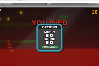 develop functional 2d platformer game using game maker studio and construct 3