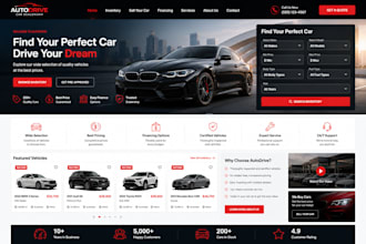 build professional car dealership and automobile website