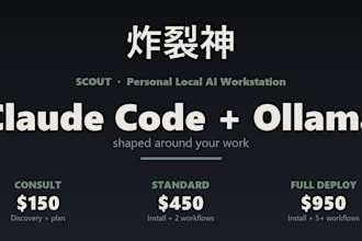 set up a personal local ai workstation on your computer for your work