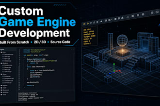 make a custom game engine for your game