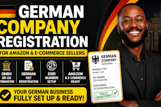 register your german gmbh, vat and eori for amazon sellers