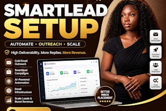 setup smartlead ai, instantly ai, cold email clay com for cold email outreach