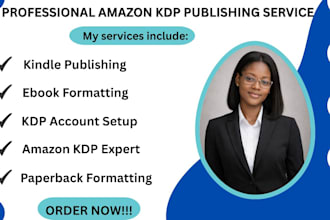 do amazon KDP account creation setup ebook formatting and kindle publishing