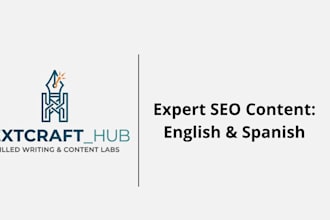 write professional SEO articles in native spanish or fluent english