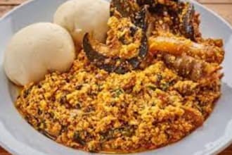 do pounded yam with egusi