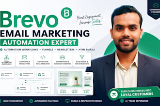 brevo email marketing automation campaign workflow newsletter HTML