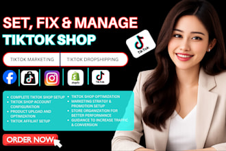 setup tik tok shop, tik tok affiliate and tiktok shop marketing