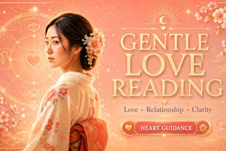 give you a gentle love reading for relationship clarity