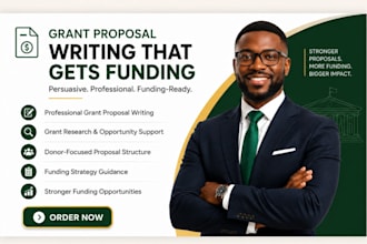 prepare nonprofit grant proposal and funding ready application package