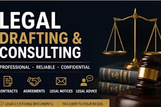 draft legal documents and provide expert legal consultation