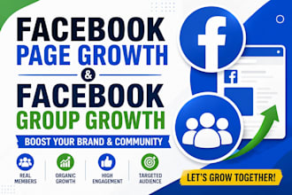 facebook page group growth business page setup promotion