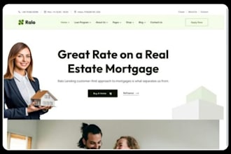 build a mortgage loan website loan officer mortgage broker landing page