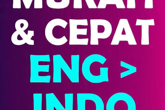 translate english to indonesian and indonesian to english accurately