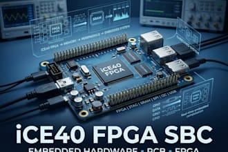 develop ice40 single board computer and embedded hardware pcb