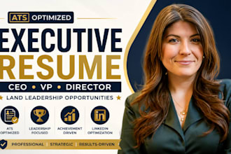 write ats resume optimize executive resume for CEO vp and director roles