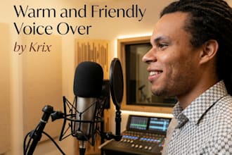 record a professional american male elearning voice over