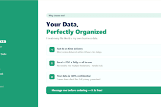 do excel data entry and spreadsheet cleanup