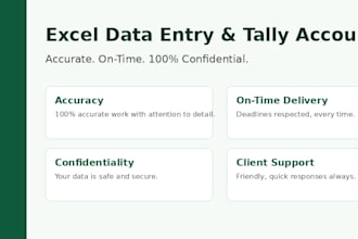 do excel data entry and spreadsheet cleanup