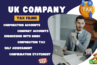 file UK company accounts, corporation tax return, accounting and UK tax services