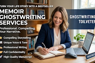 ghostwrite memoir, memoir writer, autobiography, biography, memoir
