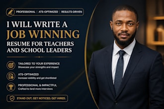 write a job winning resume for teachers and school leaders
