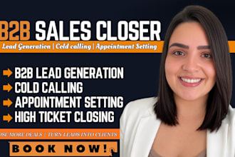 b2b sales closer salesperson sales representative for coaches consultants