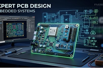 design pcb and schematic for esp32, arduino, iot, embedded and smart devices