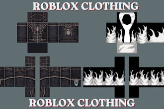 design roblox clothing template shirt pants streatwear outfit avatar hairstyle