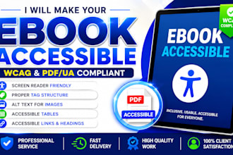 make your ebook PDF fully accessible and wcag compliant