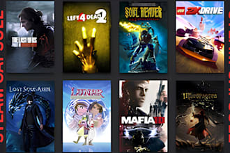 create steam capsule game key art indie game art as steam capsule artist
