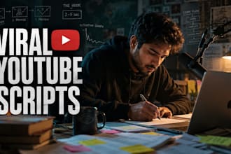 write viral cinematic youtube scripts with retention hooks