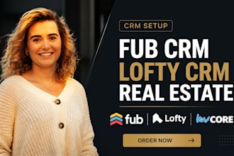 setup real estate website, lofty crm automation, kvcore, gohighlevel, follow up