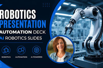 design robotics presentation, automation deck, ai robotics slides
