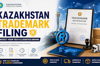 kazakhstan trademark filing opposition for tech startups logistics companies
