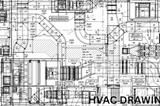 do licensed engineer mep design hvac drawing architectural construction drawing