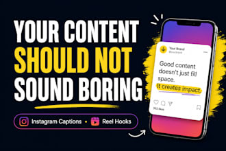 write instagram captions for your brand