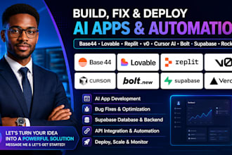 build or fix bugs base44 lovable replit v0 cursor ai bolt supabase rocket