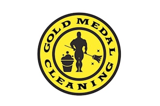 design exceptional gold medal cleaning logo